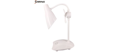 Hot selling desk lamp with fan USB charger learning lamp eye protection desk lamp